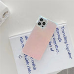 Mirror Laser Square Case For iPhone