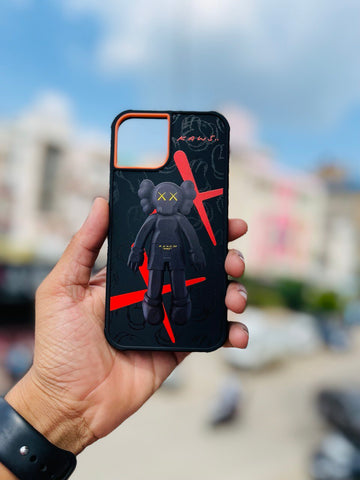 Castify Soft Silicon Printed Case (Black astronaut)