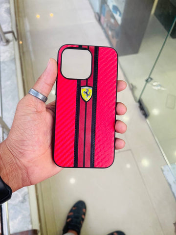Premium Ferrari Case (Red+Black)