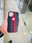 Premium Ferrari Case (Black+Red)