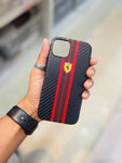 Premium Ferrari Case (Black+Red)