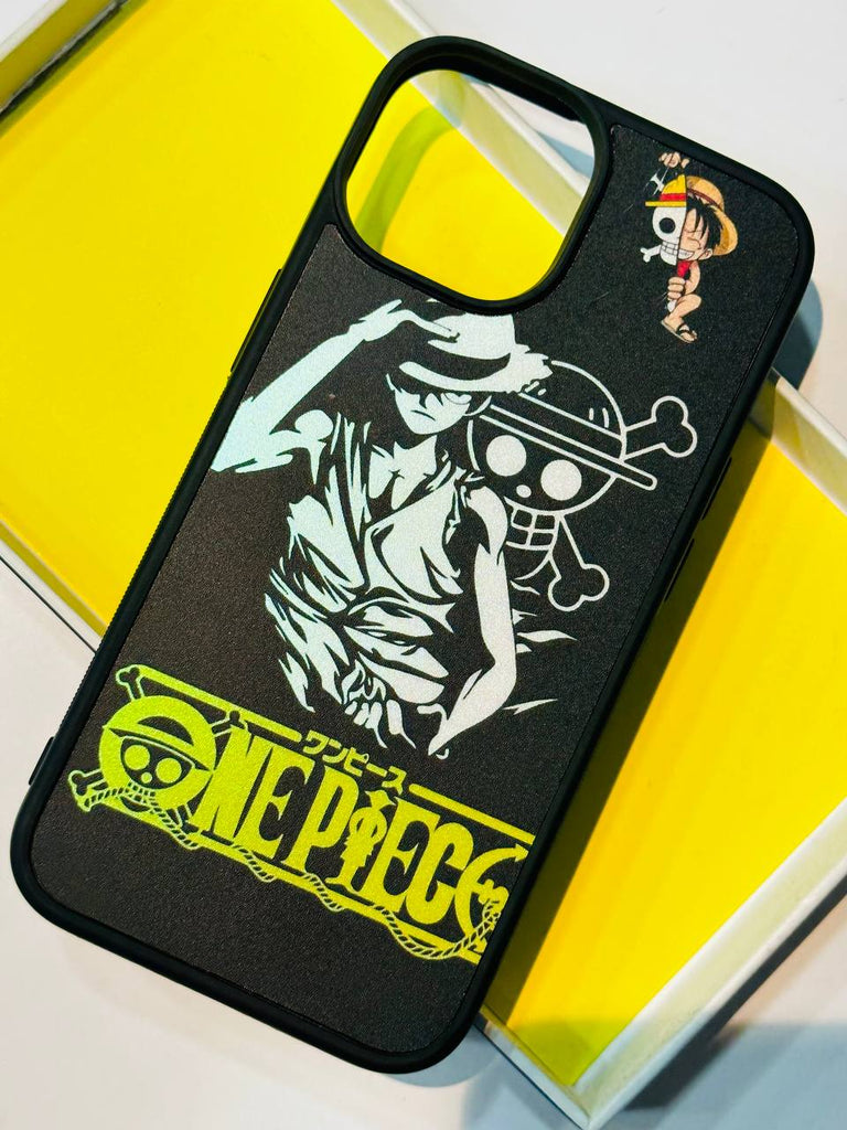 Cartoon Anime One Piece MonkeyDLuffy Phone Case For iPhone 14 Pro Max 13  12 11  Inox Wind
