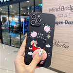 Shin Chan Cute 3D Cartoon Soft Silicone Butt iPhone Case